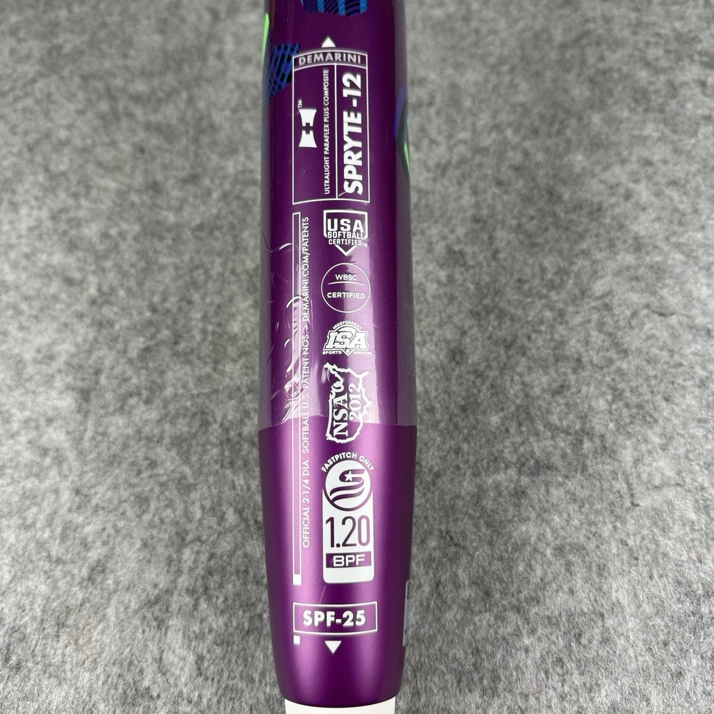 2025 Demarini Spryte NEW Fastpitch Softball Bat -12 32 inch 20 oz. 1.20 BPF - Picture 3 of 7